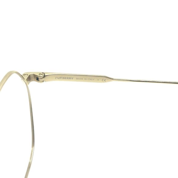 NEW BURBERRY B 1350 1109 Gold Women Eyeglasses 56mm 17 140 - Picture 9 of 10